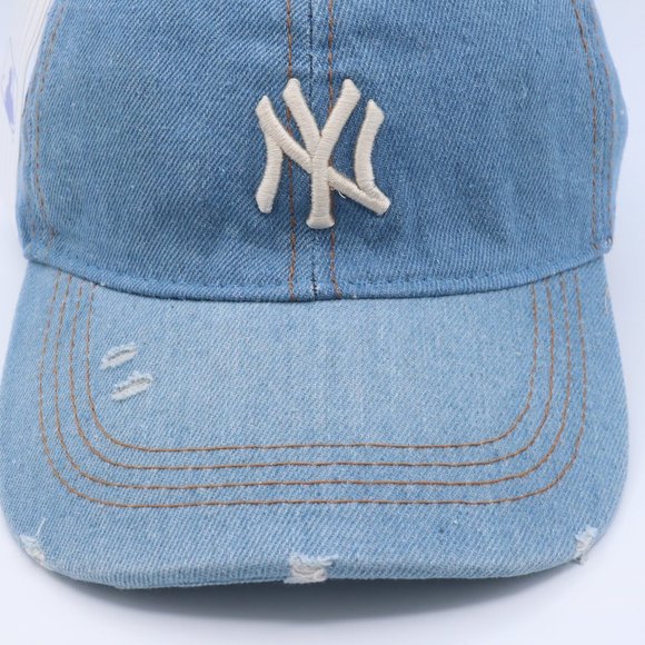 MLB Cap Baseball New York Yankees Light Denim 50U F 32CP85641-7 - Picture 2 of 6